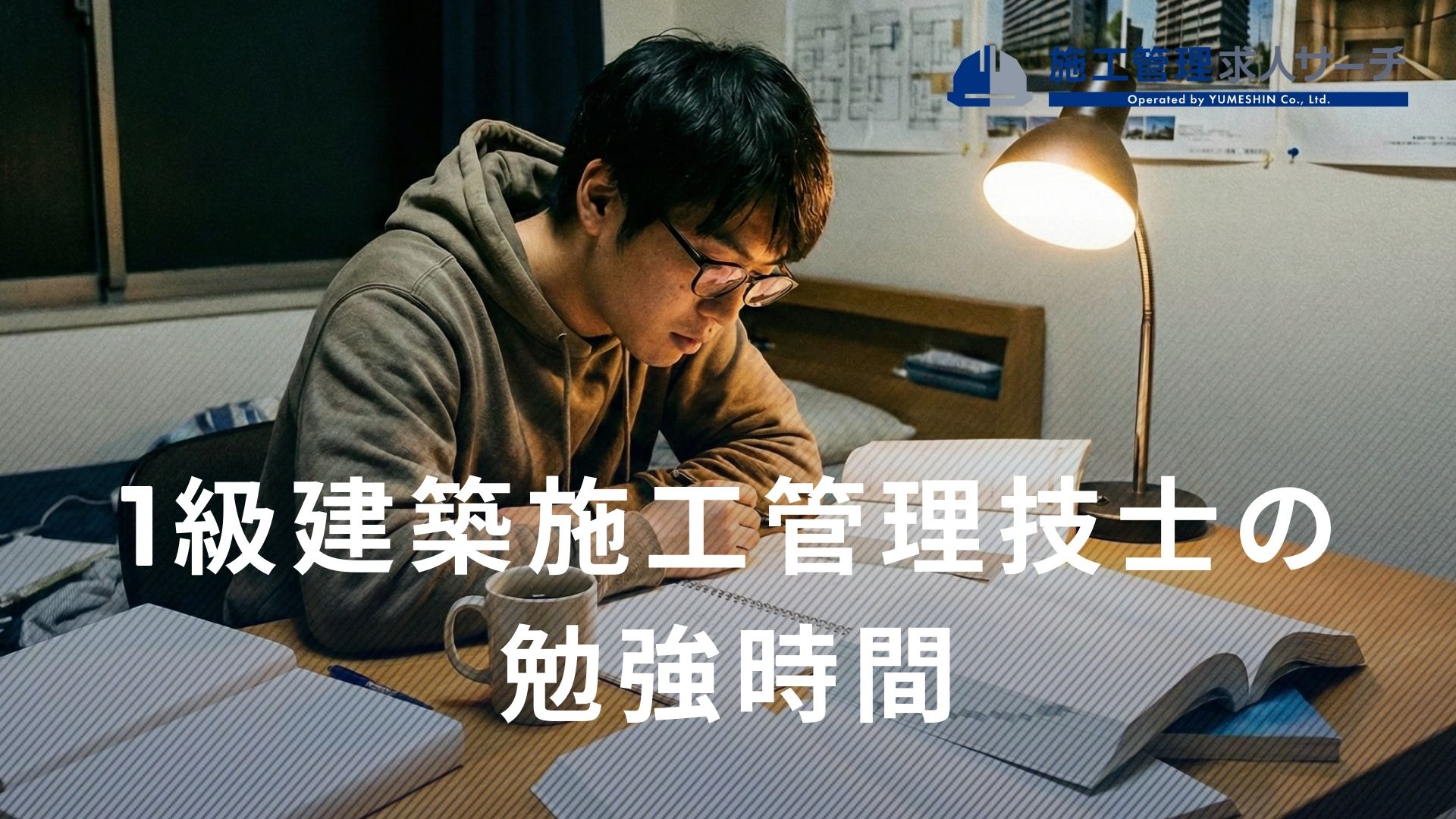 1級建築施工管理技士の勉強時間は何時間？独学で合格する目安と学習法